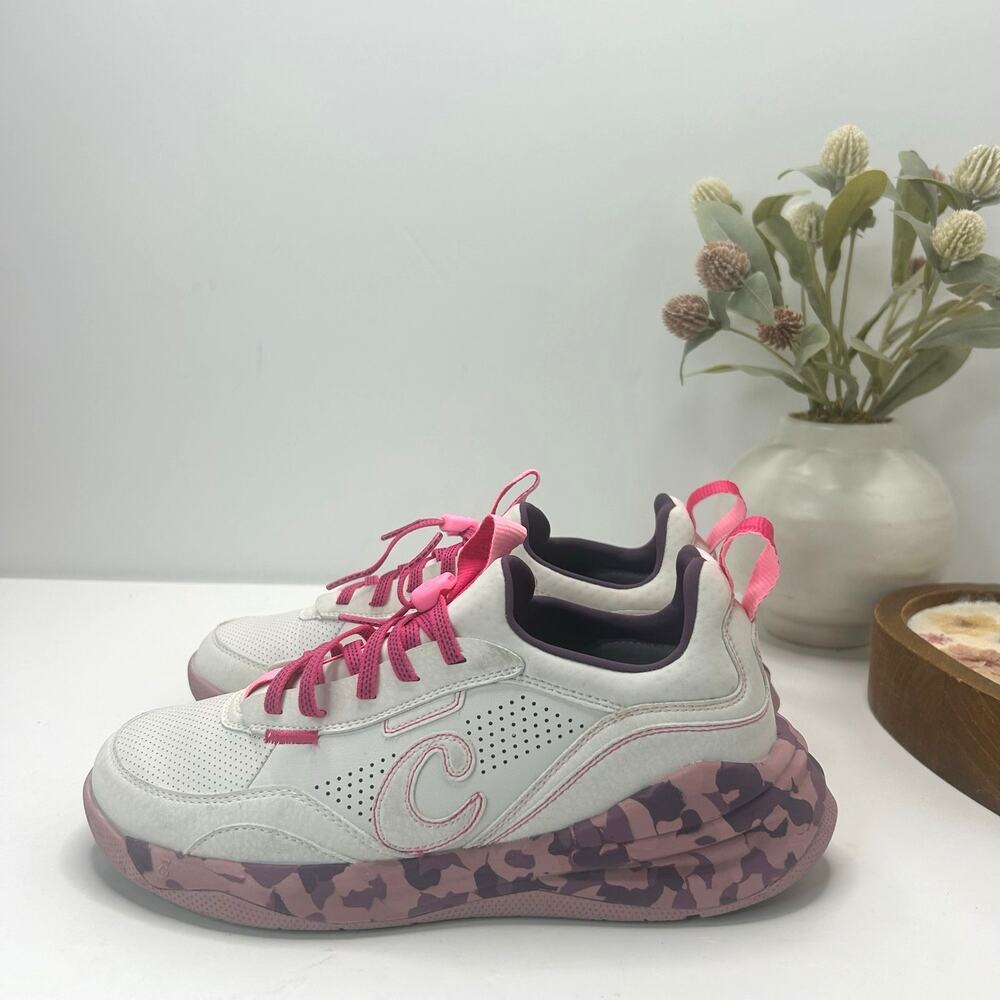 Clove Strada Classic WP Sneaker Nursing Healthcare White Mauve Marble Women 7